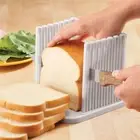 Adjustable Toast Slicer/ Cutting Guide for Homemade Bread, Plastic Bread Slic...