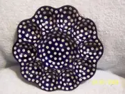 Boleslawiec Polish Pottery Paulina Deviled Egg Tray 10.5" X 10.5" New W/Tag
