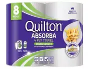 Quilton Absorba Double Length Paper Towel, White, 8 Count |AU