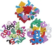 LABRIMP 3 Sets Set Powder Letter Sticker Poster Board Bulletin Board Stickers Poster Supplies Large Vinyl Letters Alphabet for Classroom Wall Eva