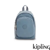 在飛比找Yahoo奇摩購物中心優惠-Kipling 消光迷霧灰藍休閒後背包-DELIA COMP