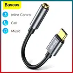 適用於華為小米的 BASEUS 電纜將 USB C 型轉換為插孔 3.5MM OTG