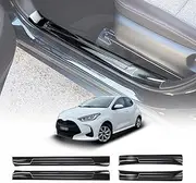 X-CAR Door Entry Guard for Toyota Yaris/Yaris Cross 2020-Onwards Door Sill Step Panel Protector Accessories