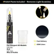 Touch Up Paint For Peugeot All Models ELA Bleu D'Arabie With Polish Paste