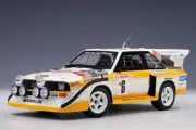 1:18 Autoart Audi Quattro Sport #6 Rally Montecarlo 1986 Mikkola Hertz AA88602 M