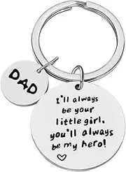 [Xiyantiji] Dad Gifts Keychain for Daddy Father Dad Christmas Birthday Gifts from Daughter