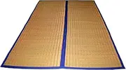 MONTISA Madurkathi Grass Mat, 48" W x 65" L, Multipurpose Floor Mat