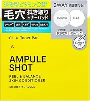 Ampule Shot Peel & Balance Skin Conditioner Toner Pad 60 sheets /120ml