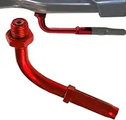 Stretch Adjustment - Alloy Screw, 90° Design, Coupling Connector, Adjustable Rack End for Motorcycle