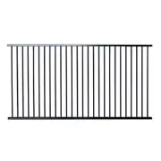WA NEW Stratco Aluminium Flat Top Pool Fencing Panel Black