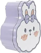 Cabilock Box Rabbit Shape Cookie Tin Box Decorative Tinplate Candy Storage Container for Sweets and Treats Design for Festivals and Special Occasions