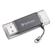 Verbatim 49301 64 GB Store 'n' Go USB Flash Drive for Apple Lightning Device New