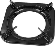 NUZAMAS Gas Stove Rack Wok Ring Gas Stove Racks Kitchen Pot Holder Non-Slip Black Cast Iron Wok Support Ring Wok Stand Burner Grate Replacement Parts
