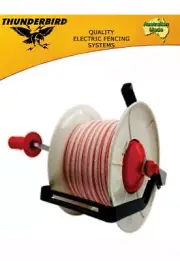 Thunderbird 3-1 Geared Reel With 300m Thundertape Electric Fence Tape