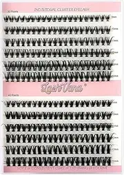 Lash Extension Kit, Clusters False Eyelash Extension Kit 280 Pieces, 30D & 40D Curl, 9-16mm Length, Full Kit with Lash Seal, Remover, Tweezers (30D+40D Lashes Only)