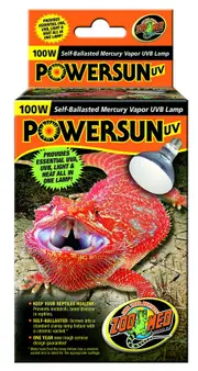 Zoo Med Power Sun U.V. Lamp 100 Watt (PUV-11AU)
