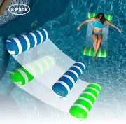 2 Pack Water Swimming Pool Float Hammock,Pool Float Lounger,Water Hammock Lou...