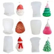 Christmas Mold Making Wax Christmas Decoration Cake Baking Supplies