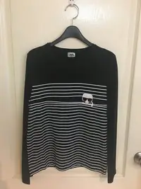 在飛比找Yahoo!奇摩拍賣優惠-全新 KARL LAGERFELD long-sleeve 