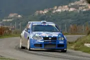 Mirco Baldacci RSM on stage 7 2005 WRC Rally Car Racing Old Photo