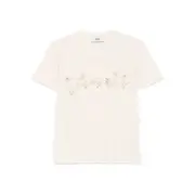 [Fendi] Fendi Sequin-embellished T-shirt S NEUTRALS