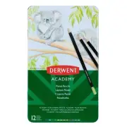 Derwent Academy Colour Pencil Pastel Tin 12