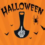 Removable Shopping Trolley Key Token suits Coles, Aldi, Woolies Haloween Theme