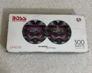 BOSS CH6530 Chaos Exxtreme 6.5 300 Watt 3-Way Full Range Coaxial Speakers
