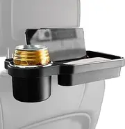Back Seat Cup Holder Tray,Foldable Car Headrest Food Snack Tray | Auto Storage Organizer, Multifunctional Travel Eating Desk, Cell Phone Stand for Road Trip