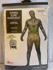 Zombie Slime Morphsuit - Glow in the Dark - Adult XXL (48-50) New In Pkg