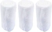 Leona Co 3 Rolls Self-Adhesive Cohesive Wrap Bandage Roll Gauze Tape Flexible for First Aid, Sports, and Medical Use