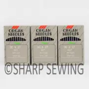 30 ORGAN B-27 SIZE#14/90 OVERLOCK SERGER NEEDLES DCX27