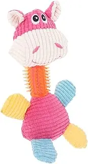 LIGHTAOTAO Interactive Plush Dog Toy Cartoon Shaped Chew Toy for Dogs Soft Stuffed Puppy Enrichment for Teething and Relaxation Easy to Clean Washable Design