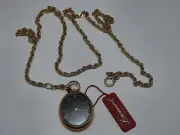 BEAUTIFUL NOS 1960-70'S SWISS LEONARD MANUAL PENDANT / POCKET WATCH #7528