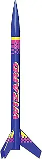 Estes Wizard Flying Model Rocket | Build Your Own Rocket Kit | Soars to 1600' | Fun Unplugged Family Activity | Great for Hobbyists & Kids 10+