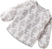 JOINPAYA Long Sleeve Bibs Boys and Girls Painting Apron Toddler Art Smock Baby Feeding Smock for Kitchen