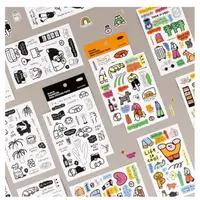 在飛比找蝦皮購物優惠-韓國文創｜Livework x 手繪風貼紙 手帳素材
