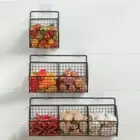 Condiments Spice Storage Rack Onion Ginger Garlic Drain Basket Household