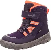 [Superfit] Girls' Mars Warm Lined Gore-Tex Snow Boots, Purple Orange 8500, 35 EU Weit