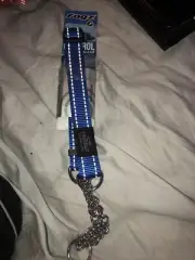 Rogz Utility Control Collar Blue Large Freelost To32