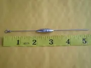 10 PCS. STRAIGHT DOWN BOTTOM BOUNCER SINKER, 1/4 OZ. W/S. STEEL WIRE .041 X 5"