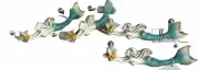 Mermaid Shell Light Switch Plate Cover BEACH Knobs Set Of 4
