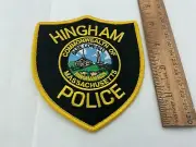 Hingham Police Massachusetts collectable patch full size new