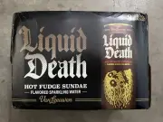 Liquid Death x Van Leeuwen Hot Fudge Sundae Sparkling Water, 8-Pack