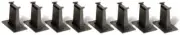 Bachmann HO E-Z Track Tall Pier Set 8pc BAC44472