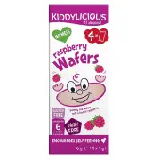 Kiddylicious Wafers Raspberry 4g X 4 (Expiry 07/2025)
