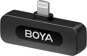 BOYA by-V Wireless Lavalier Microphone Lightning Receiver for iPhone iPad, RXD Compatible with BOYA V Series Transmitter(TX) for Vlog Live Stream Podcast Interview Video Recording
