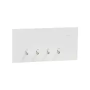 Clipsal 1044TA-WC Switch, Clipsal Solis T Series, 4 gangs, horizontal, 16AX/20A
