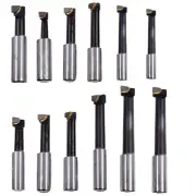 NEW 3/4 SHANK BORING BAR CARBIDE TIPS 12PCS SET
