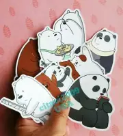 WE BEAR BEARS STICKERS WATERPROOF DECAL CARTOON NETWORK SET OF 9 STICKERS #2